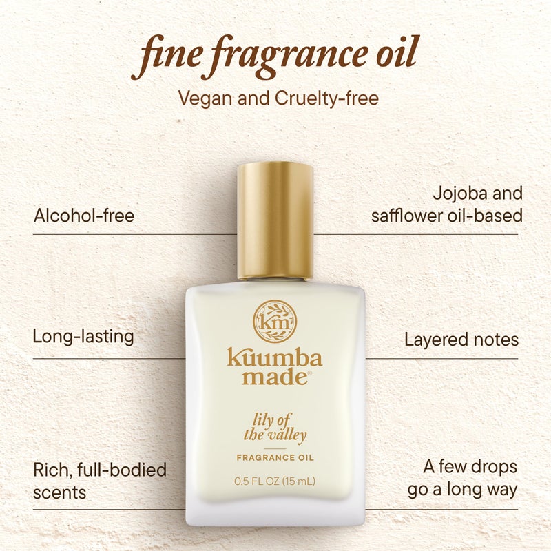 Kuumba Made Lily Of The Valley Fragrance Oil, Long-Lasting Small-Batch Perfume Roller, Vegan, Alcohol-Free, 0.5 Fl Oz - Image 4